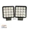 JGO. FARO LED CUADRADO 4″ / 64 LEDS 64W LUZ BLANCA (SLFAL148)