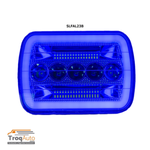 JGO. UNIDAD 7" CONTORNO LED "GLO" / 12-24V AZUL (SLFAL23B)