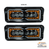 PAR FAROS DE LED KENWORTH T600/T800/W900 FREIGHTLINER CLASSIC (SLFAL163)