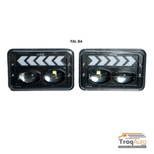 JGO. UNIDAD 5" RECTANGULAR / TECNOLOGIA DRL Y LUPAS (FAL84)
