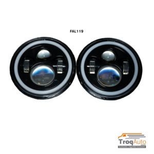 JGO. UNIDAD DE LED 7" / ARILLO DE GEL BICOLOR 12-24V (FAL119)