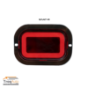 PLAFON CUADRADO EFECTO ESPEJO GEL 12-24V / ROJO A-B-FLASH (SLPLA6714R)