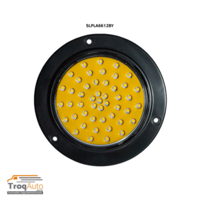 PLAFON 4" / 48 LEDS A-B-E CUB SUP VIDRIO DOT AMBAR (SLPLA6612BY)
